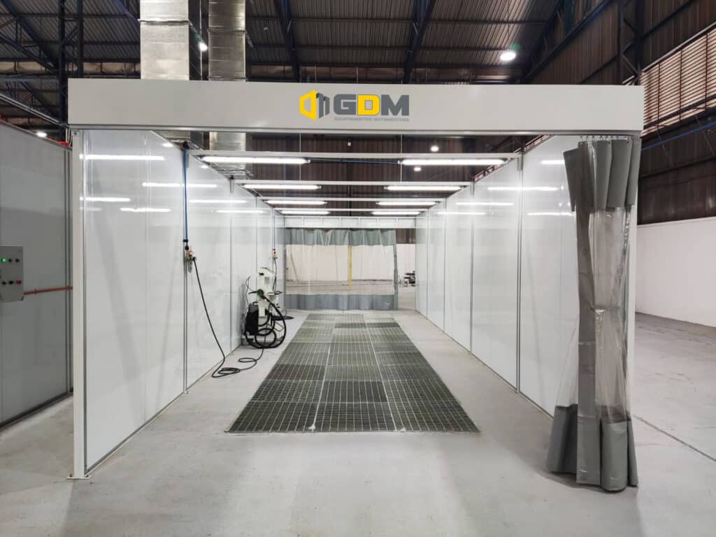 area cortinada de preparação gdm