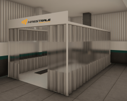 Area Cortinada para Preparação Maestrale, modelo BORATECH