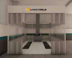 Area Cortinada para Preparação Maestrale, modelo BORATECH