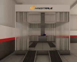 Area Cortinada para Preparação Maestrale, modelo BORATECH