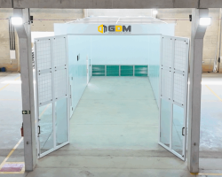 Cabine de Pintura para Caminhão e Veículos Pesados modelo Grecale,  marca GDM